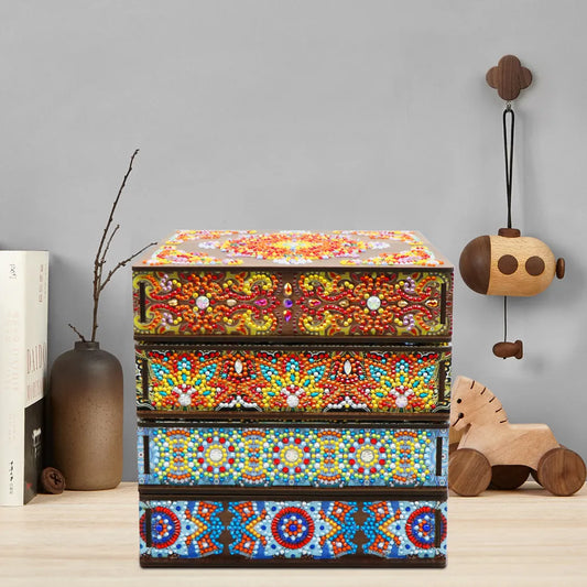 5D Diamond Painting Jewelry Storage Box