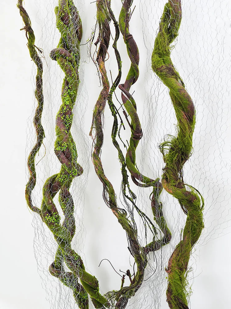 Artificial Cherry Tree Trunk Branches With Moss