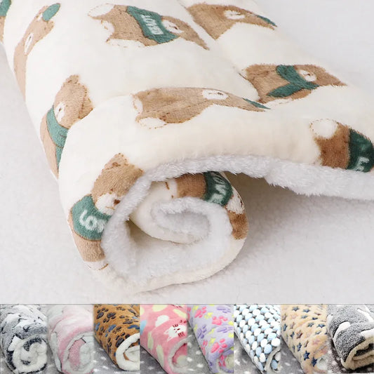 Pet Sleeping Mat Made from Coral Fleece