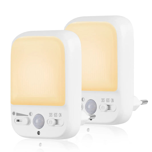 Dimmable Socket Night Light with Motion Sensor
