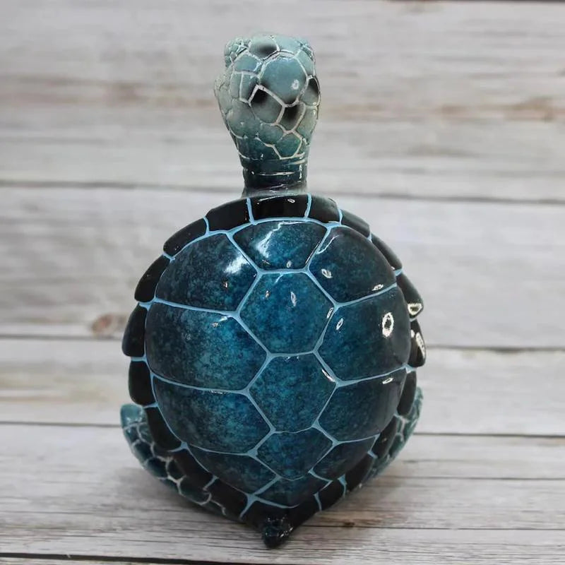 Cute Meditating Sea Turtle Figurine