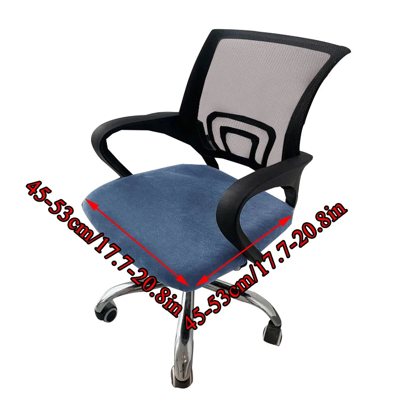 1 PC Velvet Office Chair Cover