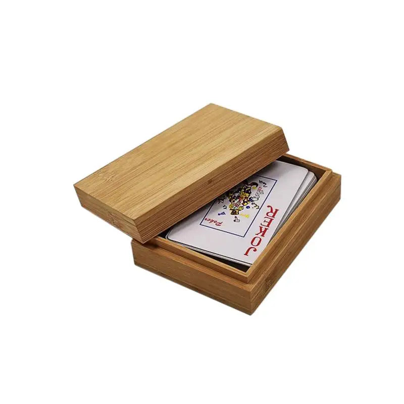 Bamboo Cards Storage Box