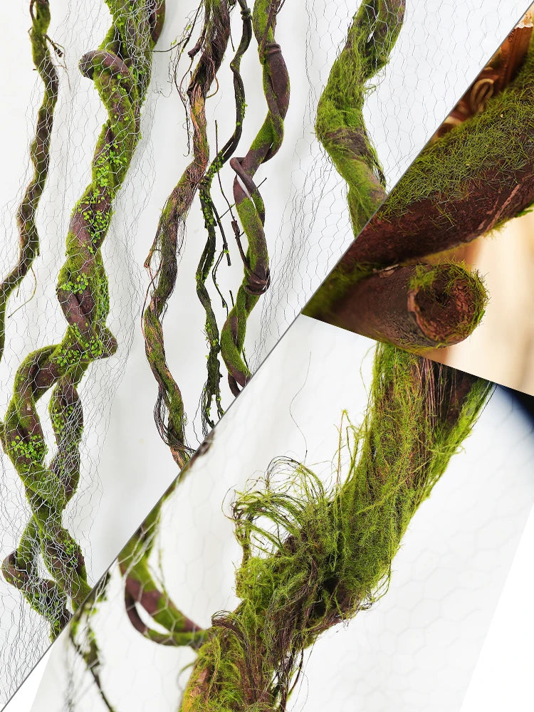 Artificial Cherry Tree Trunk Branches With Moss