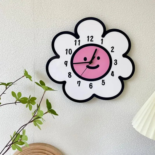 Sun Flower Creative Cartoon Wall Clock