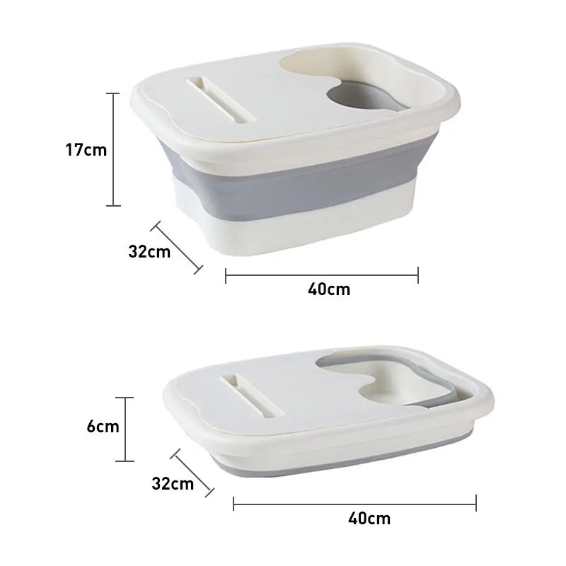 Foldable Footbath Massage Bucket