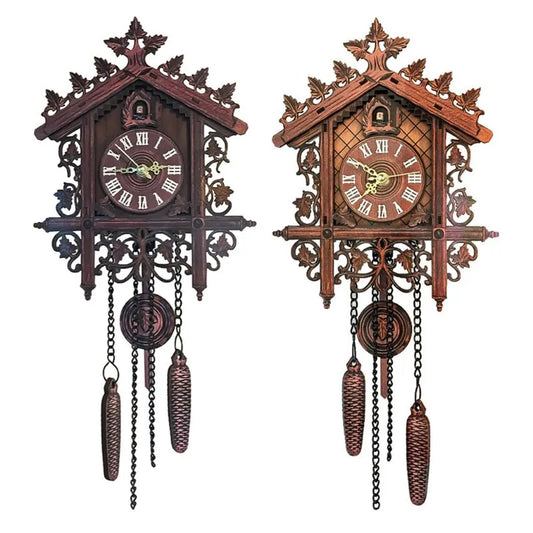 Vintage Wooden Cuckoo Wall Clock