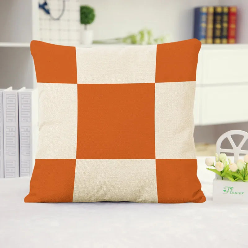 Luxury Fleece Plaid Pillow Case in Cashmere Wool