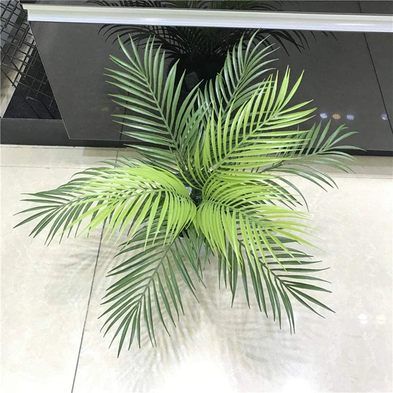 12 Pcs Artificial Palm Leaves