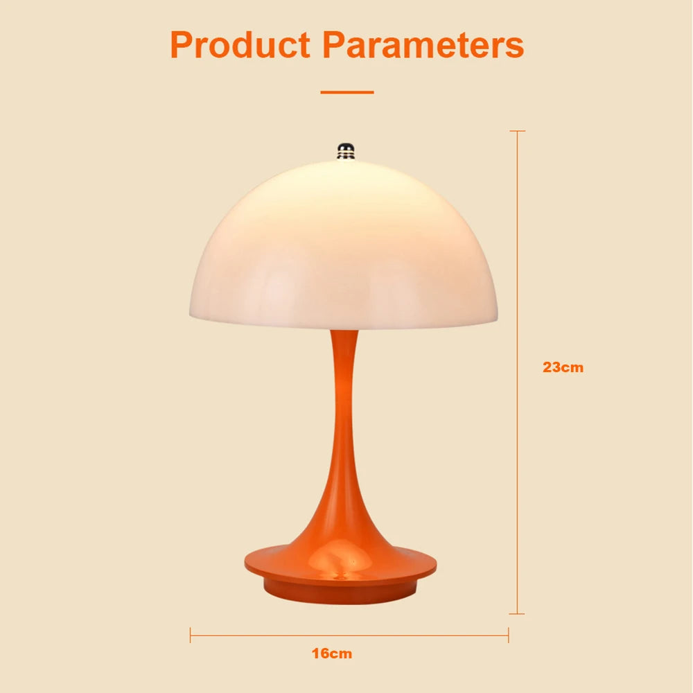 Mushroom Shaped LED USB Buffet Lamp