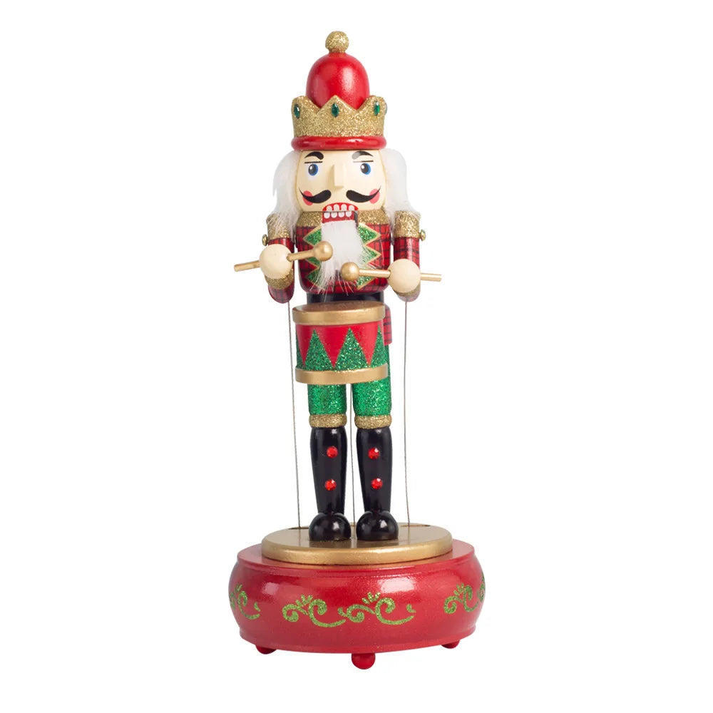 Nutcracker Wooden Soldiers with Round Base