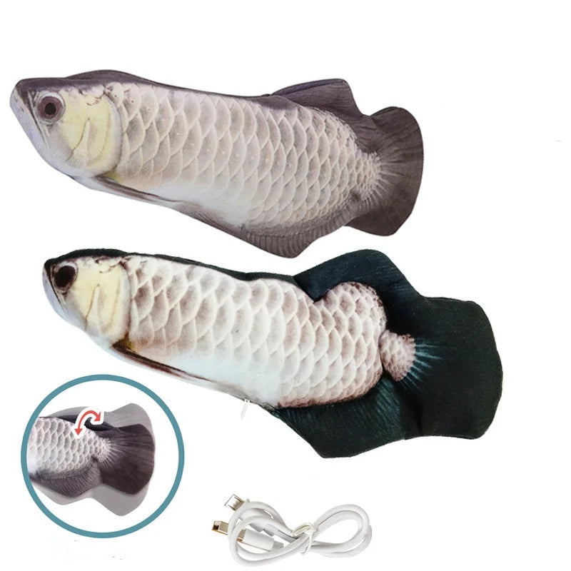 Interactive Electric Floppy Fish Cat Toy