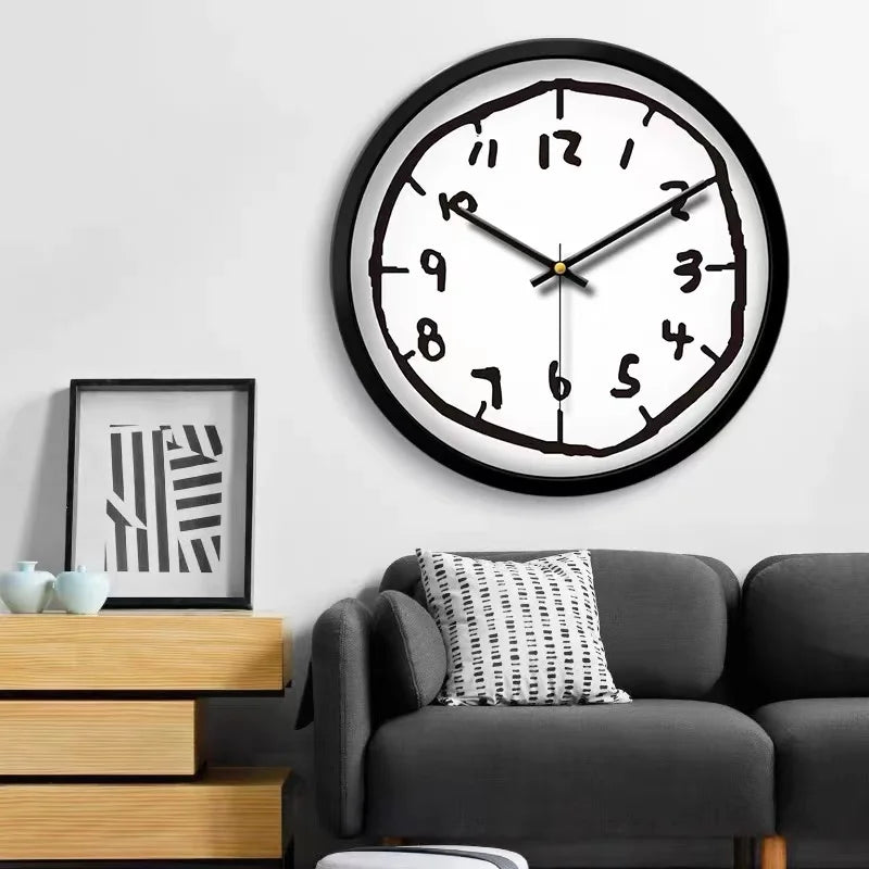 Simple Graffiti Wall Clock