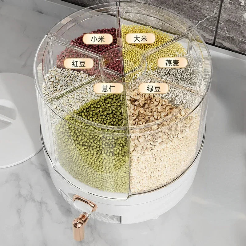 360° Large Rice and Grain Dispenser