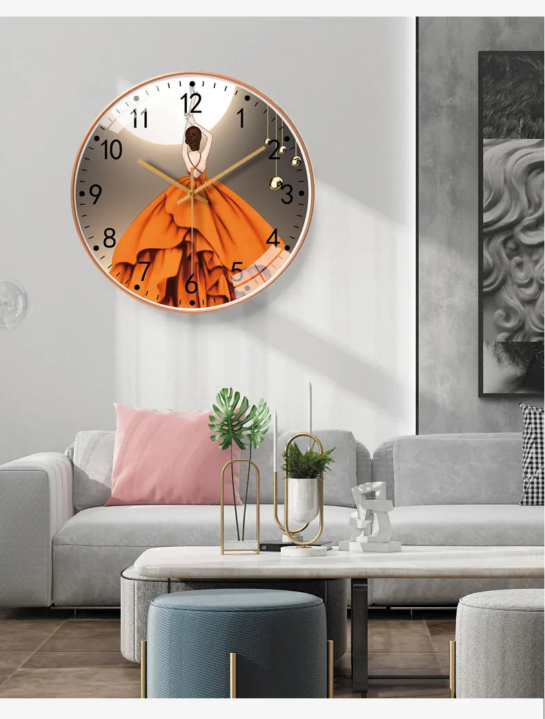 Silent Mechanism Wall Clock