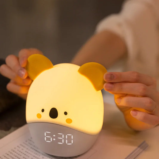 Cartoon Animal Alarm Clock made in Soft Silicone