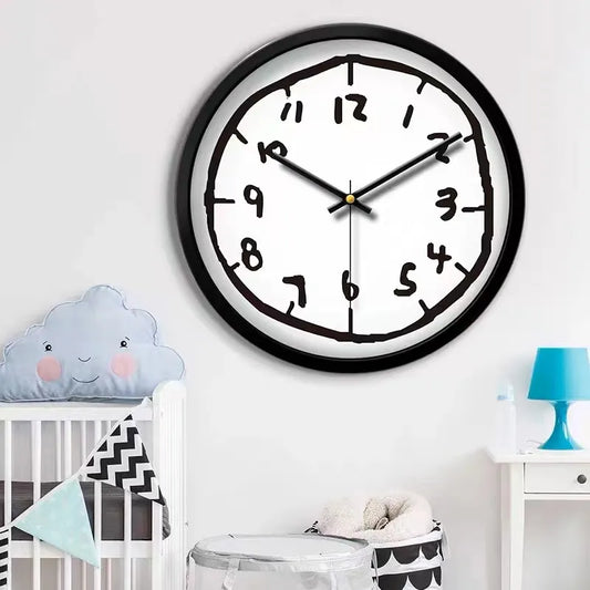 Simple Graffiti Wall Clock