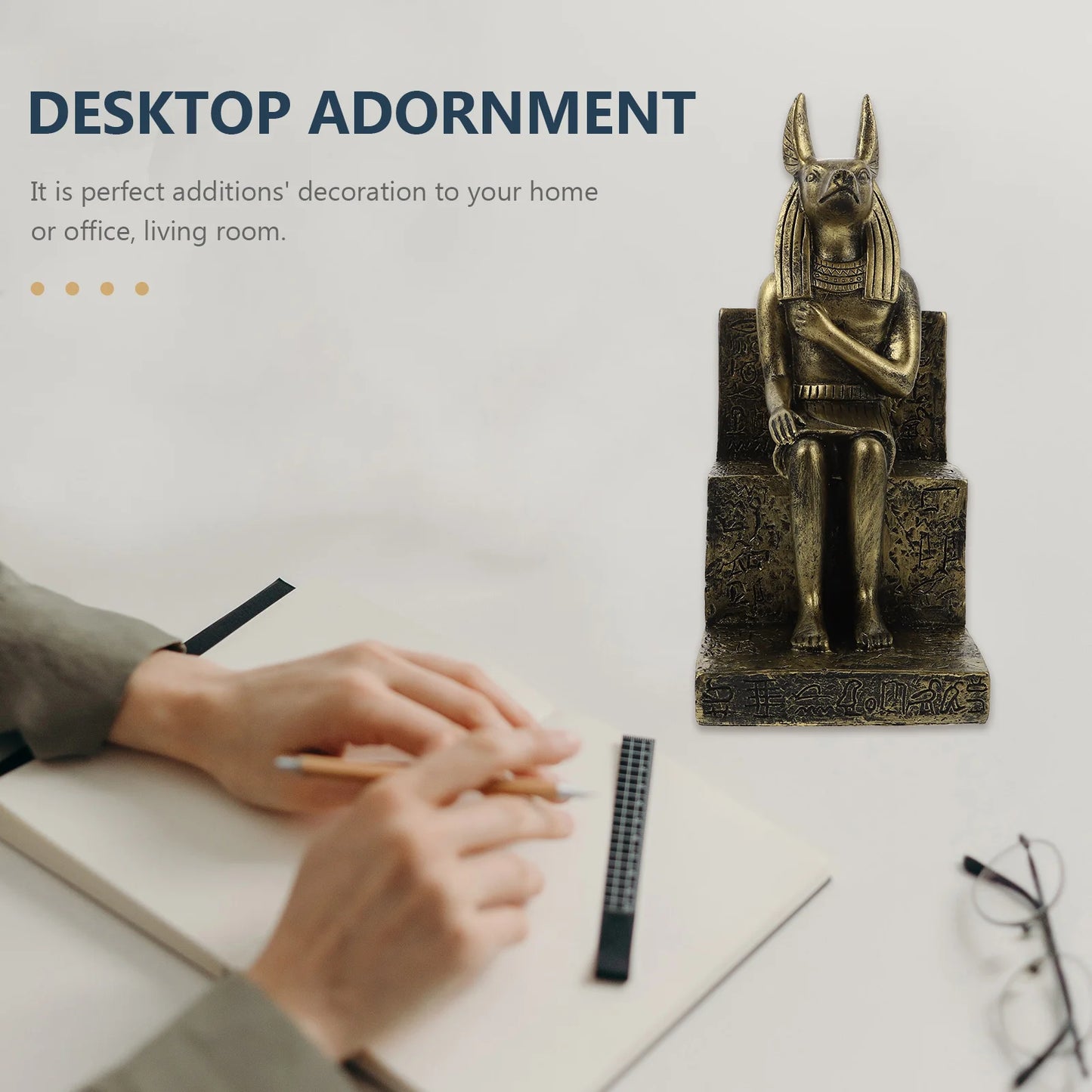 Anubis Resin Figurine for Home Decor