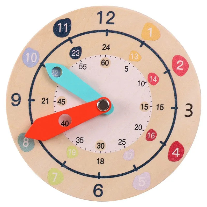 Montessori Educational Wooden Clock