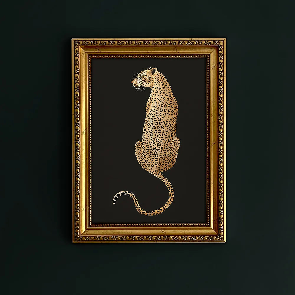 Black Cheetah Posters And Prints