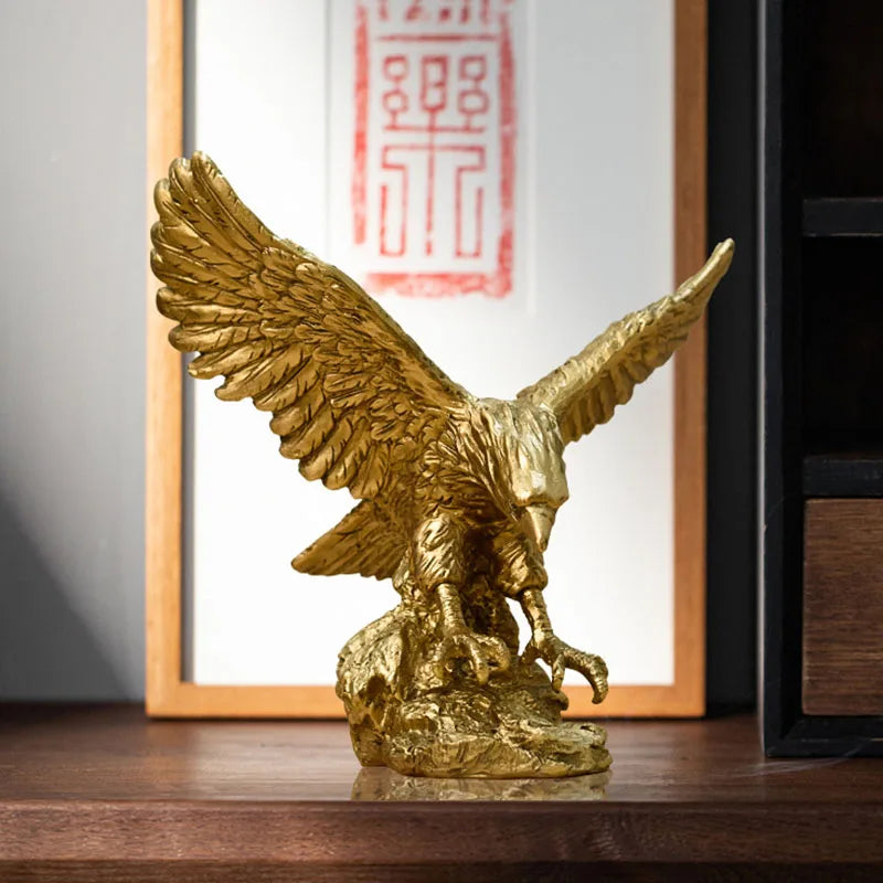 American Golden Eagle Statue