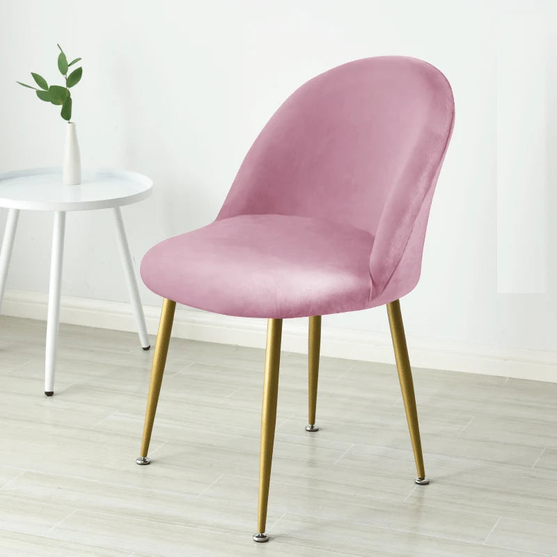 Elastic Velvet Chair Cover