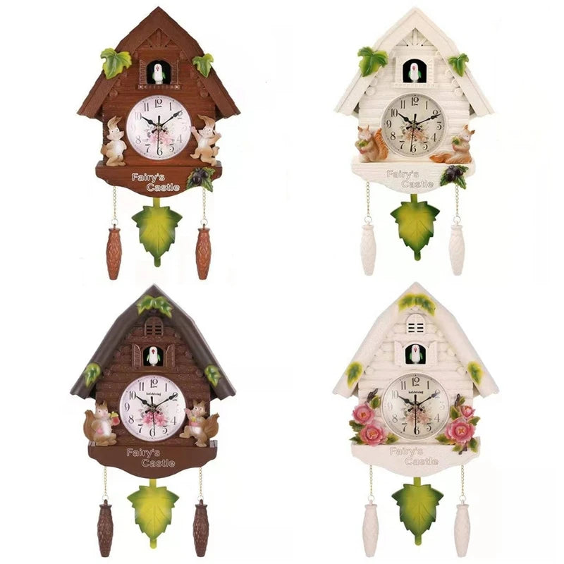 European Quartz Cuckoo Wall Clock