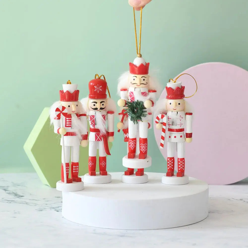 5 Pcs/Set British Style Wooden Nutcracker Puppets