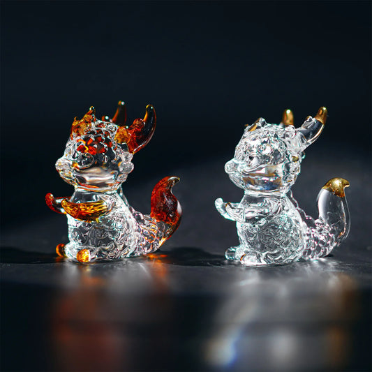 3 Inch Cute Little Dragon Crystal Figurine