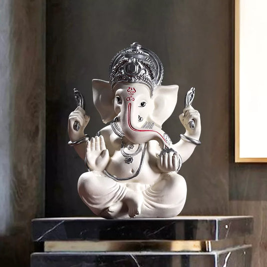 Beautiful Ganesha God of Wealth Sculpture