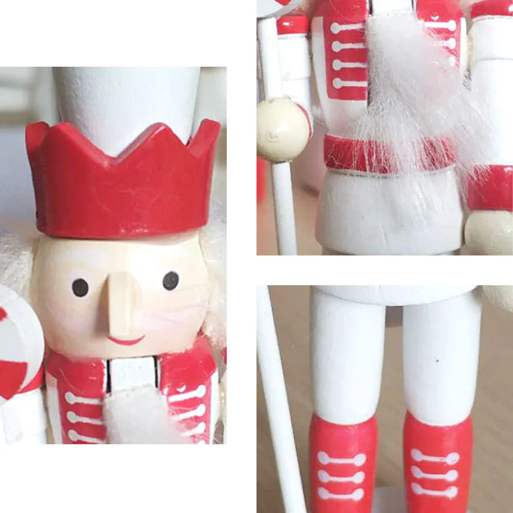 5 Pcs/Set British Style Wooden Nutcracker Puppets