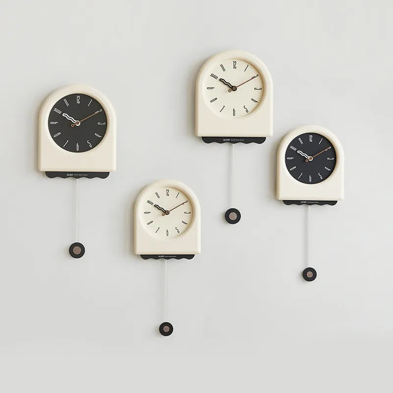 Korean Cream Style Wall Clock