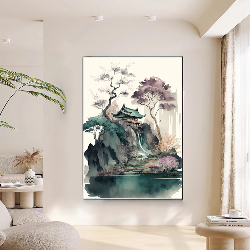 Japanese Style Landscape Wall Art