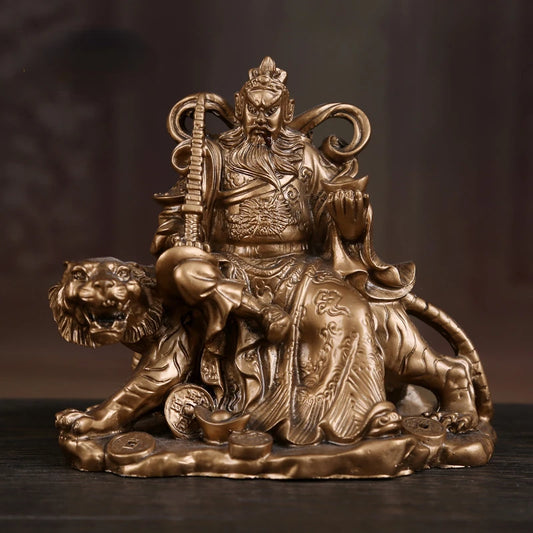 The God of Wealth Zhao Gongming Statue