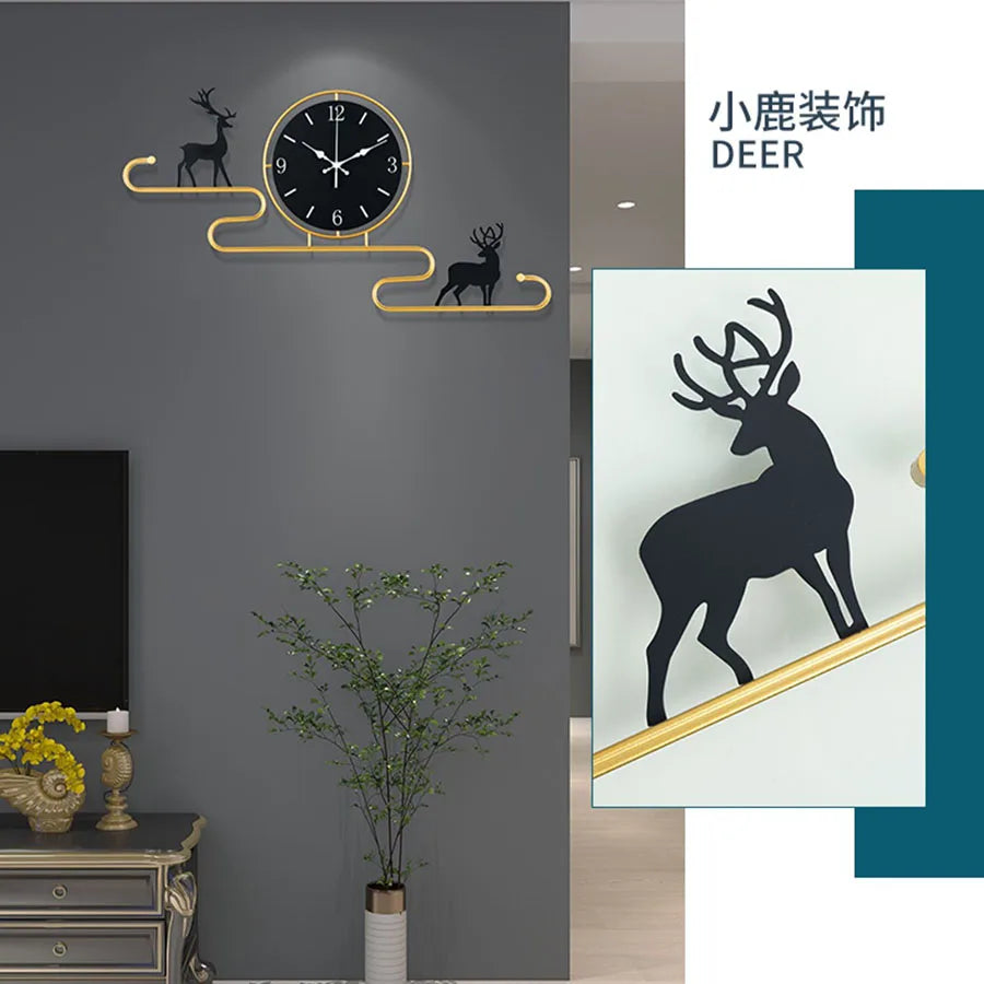 Unique Antelope Wall Clock