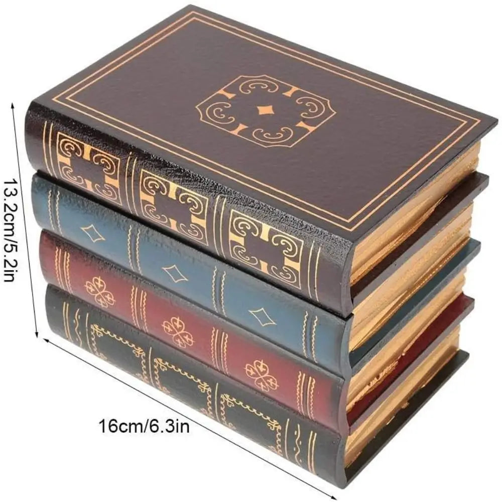 European Retro Simulation Book Shape Storage Box