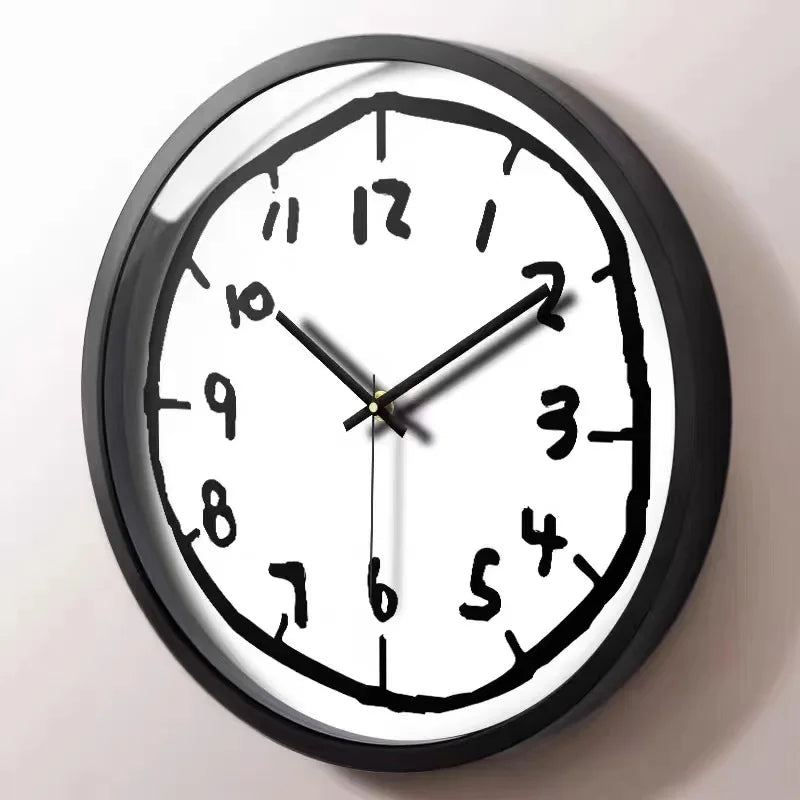 Simple Graffiti Wall Clock