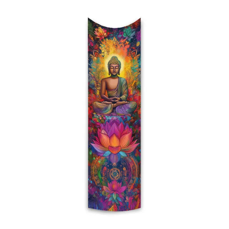 Buddha & Lotus Mandala Tapestry – Meditation Wall Hanging
