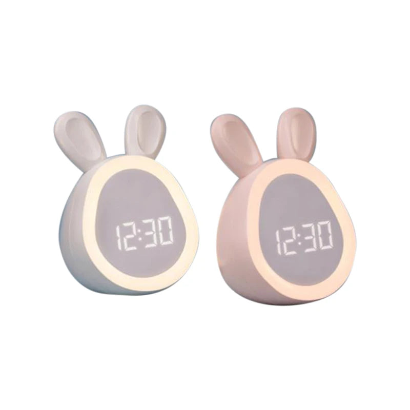 Kids Cute Rabbit Alarm Clock With Intelligent Program Control