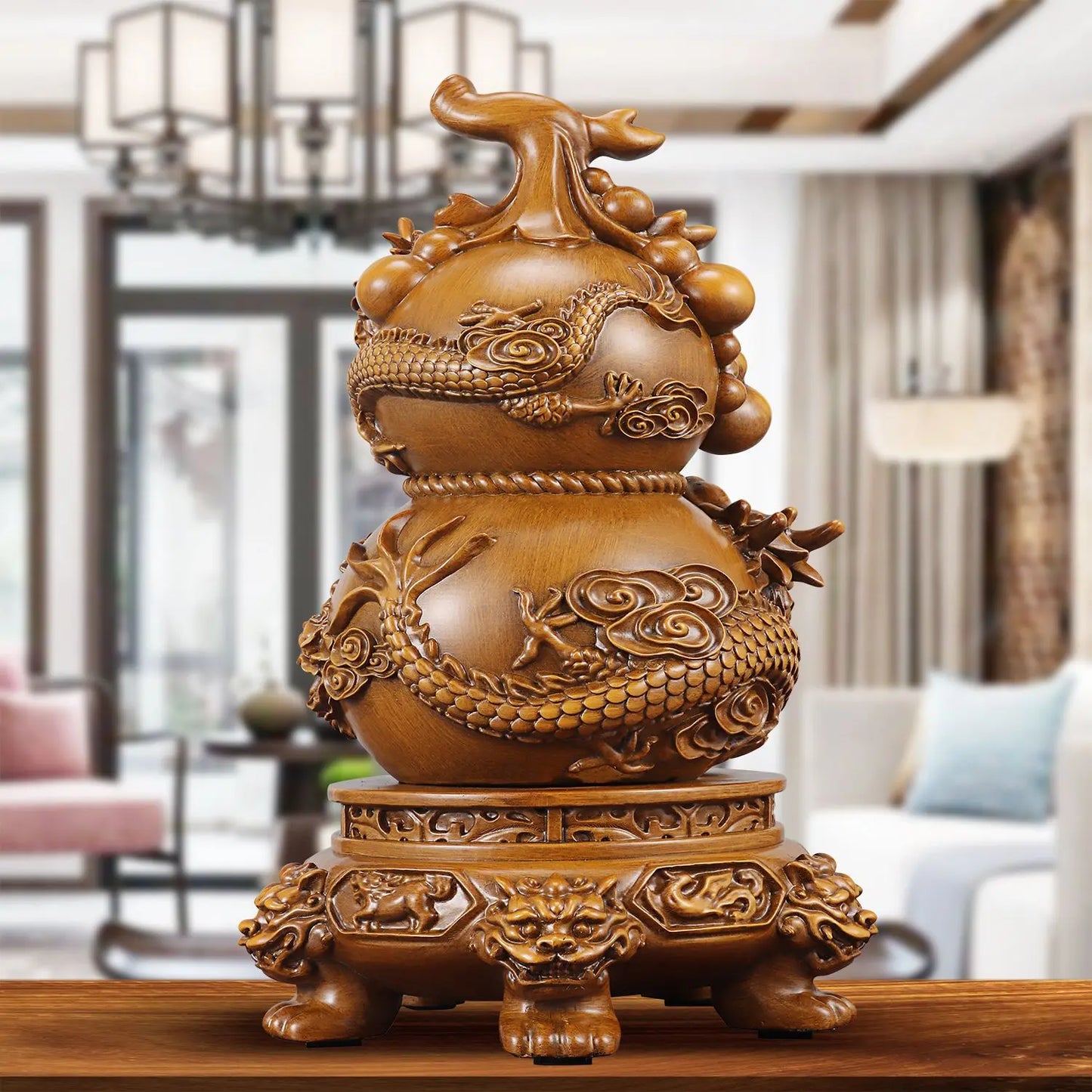 Wealth Dragon Sculpture