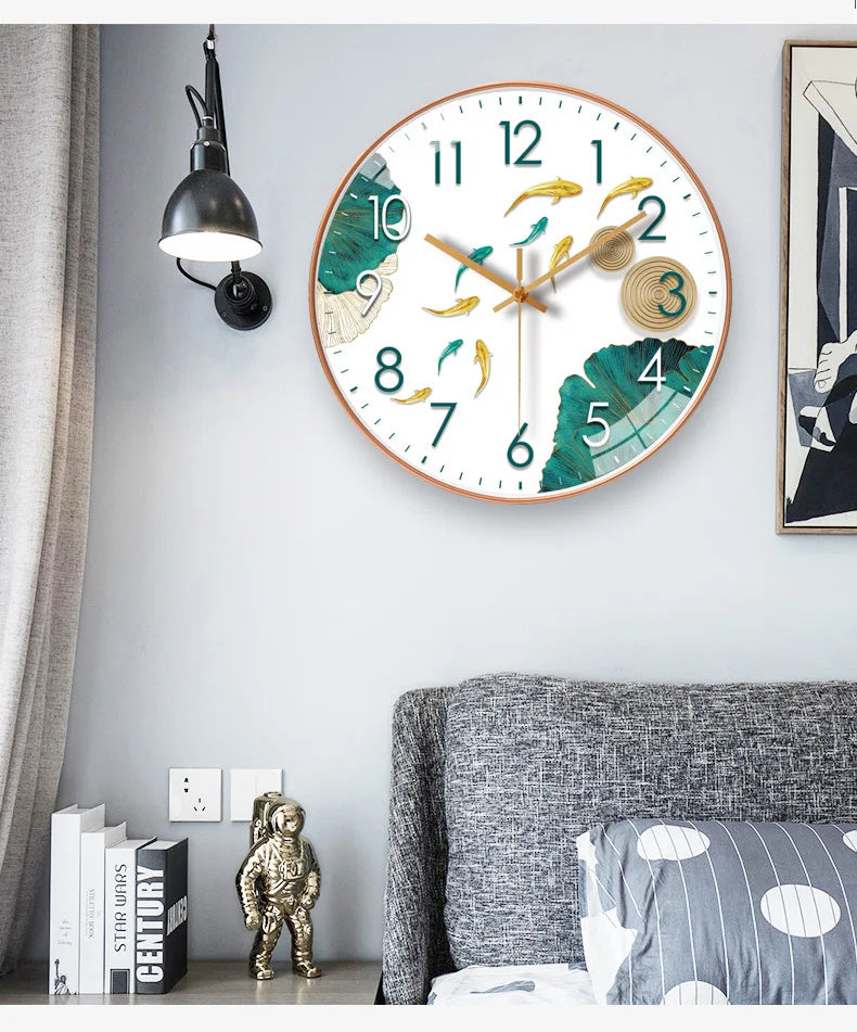 Silent Mechanism Wall Clock