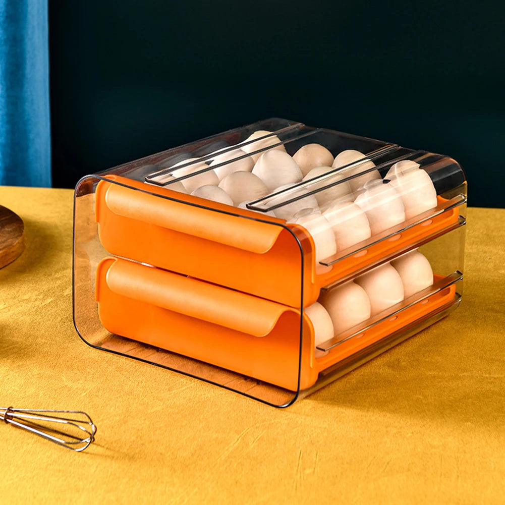 Double-Layer Egg Storage Box