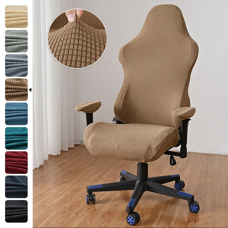 Solid Color Gaming Chair Cover