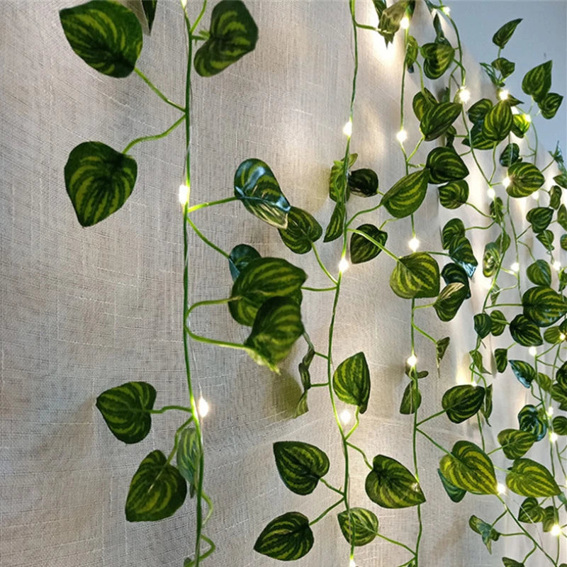 Artificial Vine Plants with LED Lights for Hanging