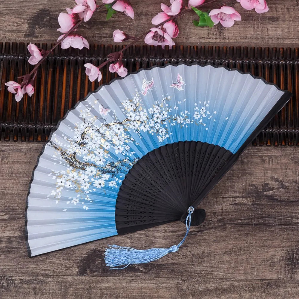 Cherry Blossom Japanese Hand Fan