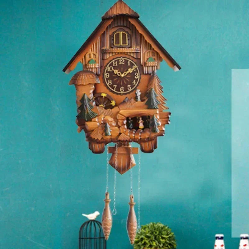 Cuckoo Wooden Wall Clock