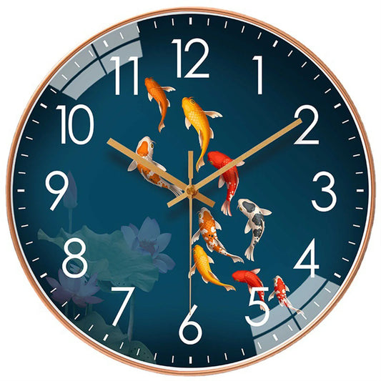 Luxurious Animal Pattern Analog Clock