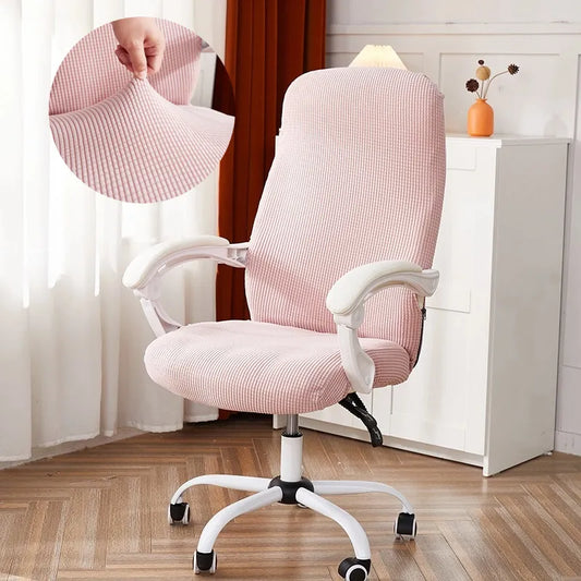 Stretch Office Chair Cover Anti-dirty Jacquard Computer Seat Cover Removable Gaming Armchair Slipcovers for Living Room Study