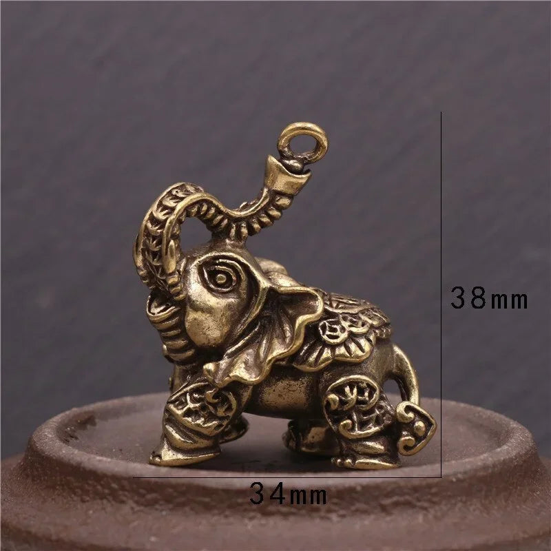 Brass Solid Elephant Statue