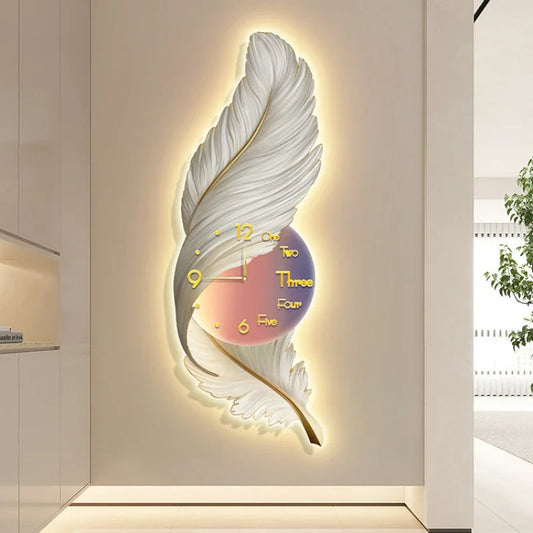 Large Luxury Art Wall Clocks